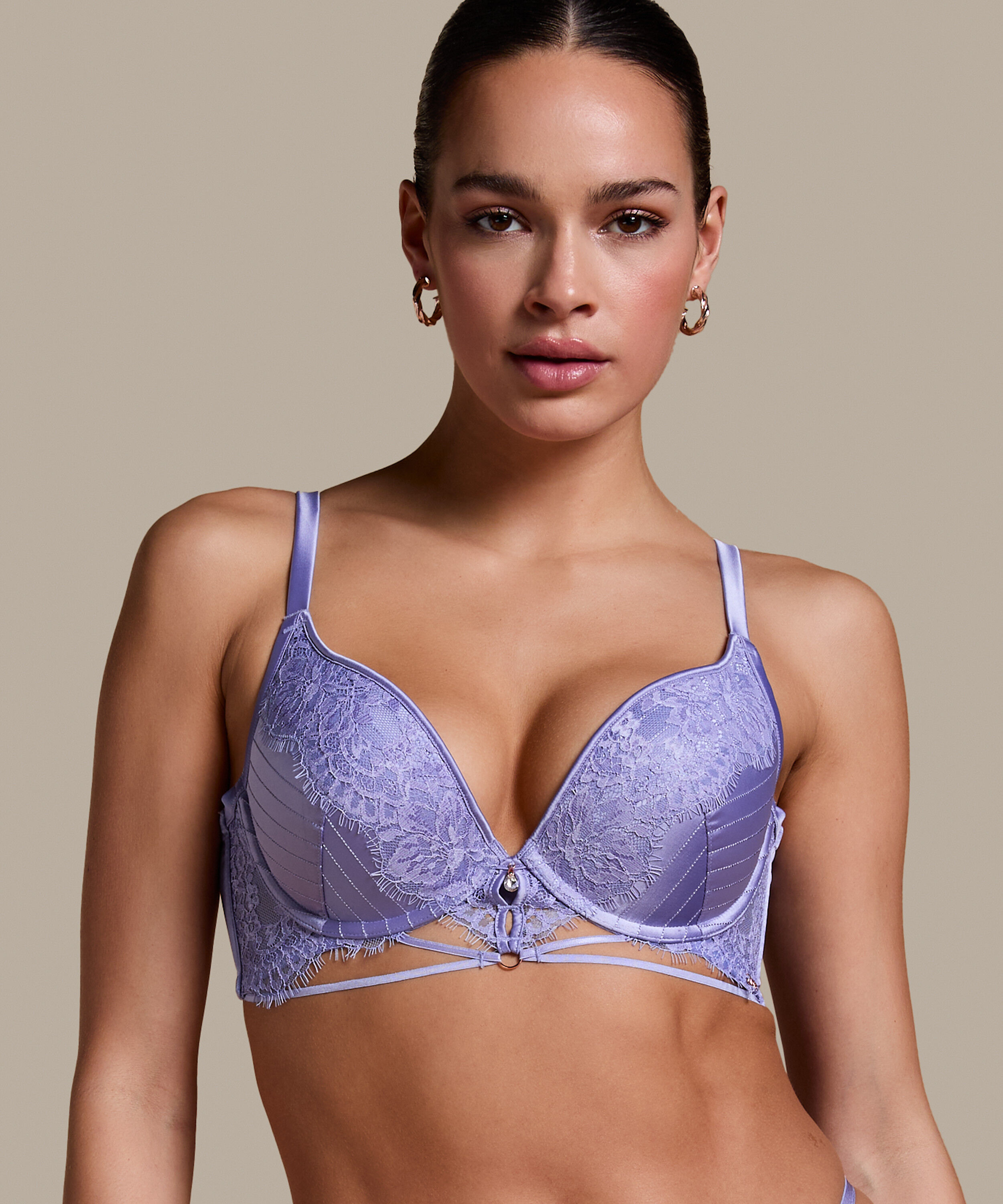Soutien-gorge push-up à armatures préformé Charlie, Violet
