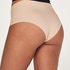 Slip brésilien taille haute Invisible, Beige