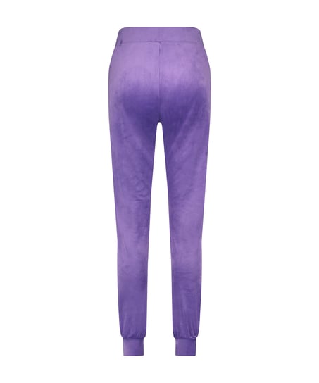 Pantalon de jogging Velours, Violet