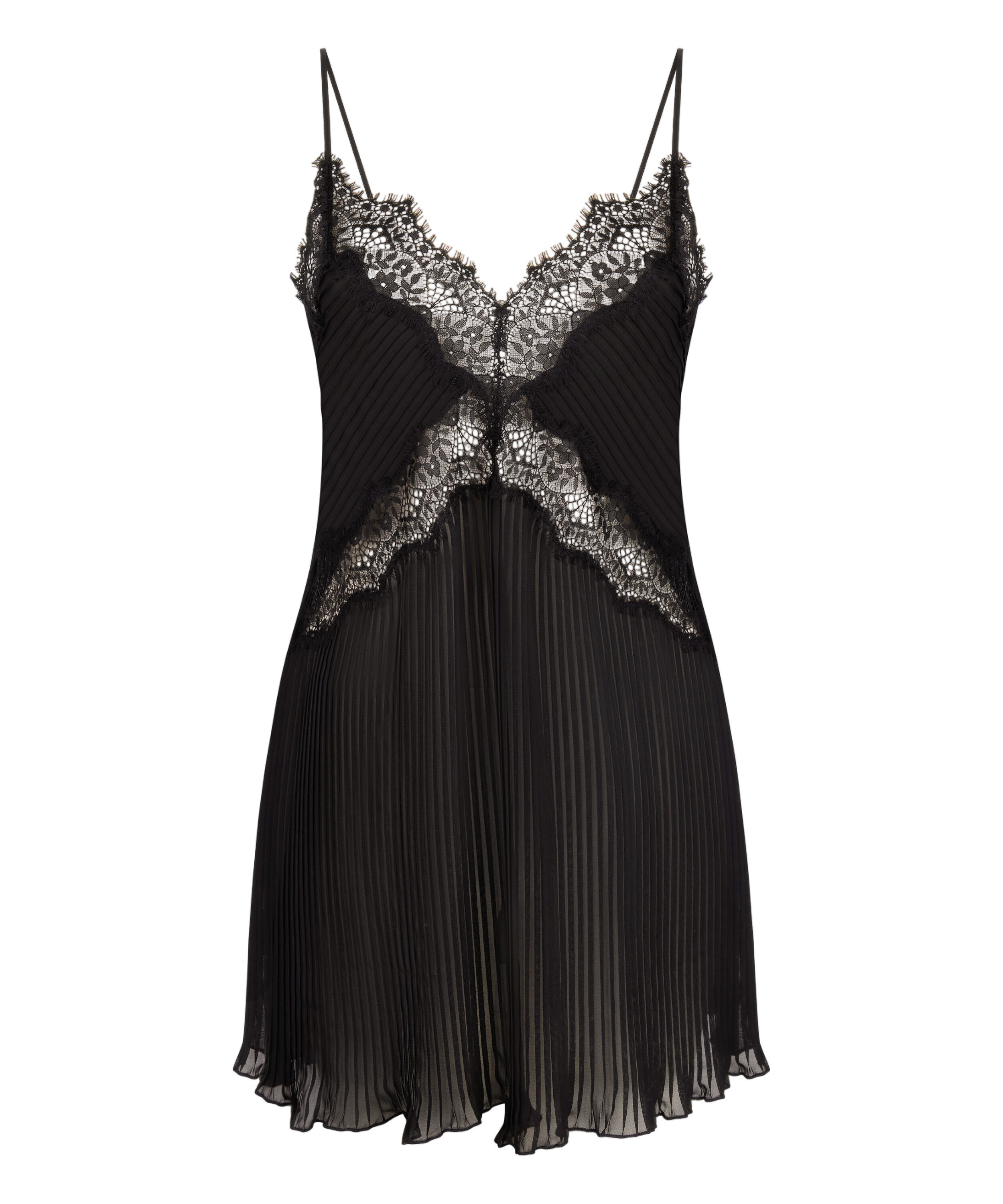 Robe &agrave; bretelles Zaphira, Noir