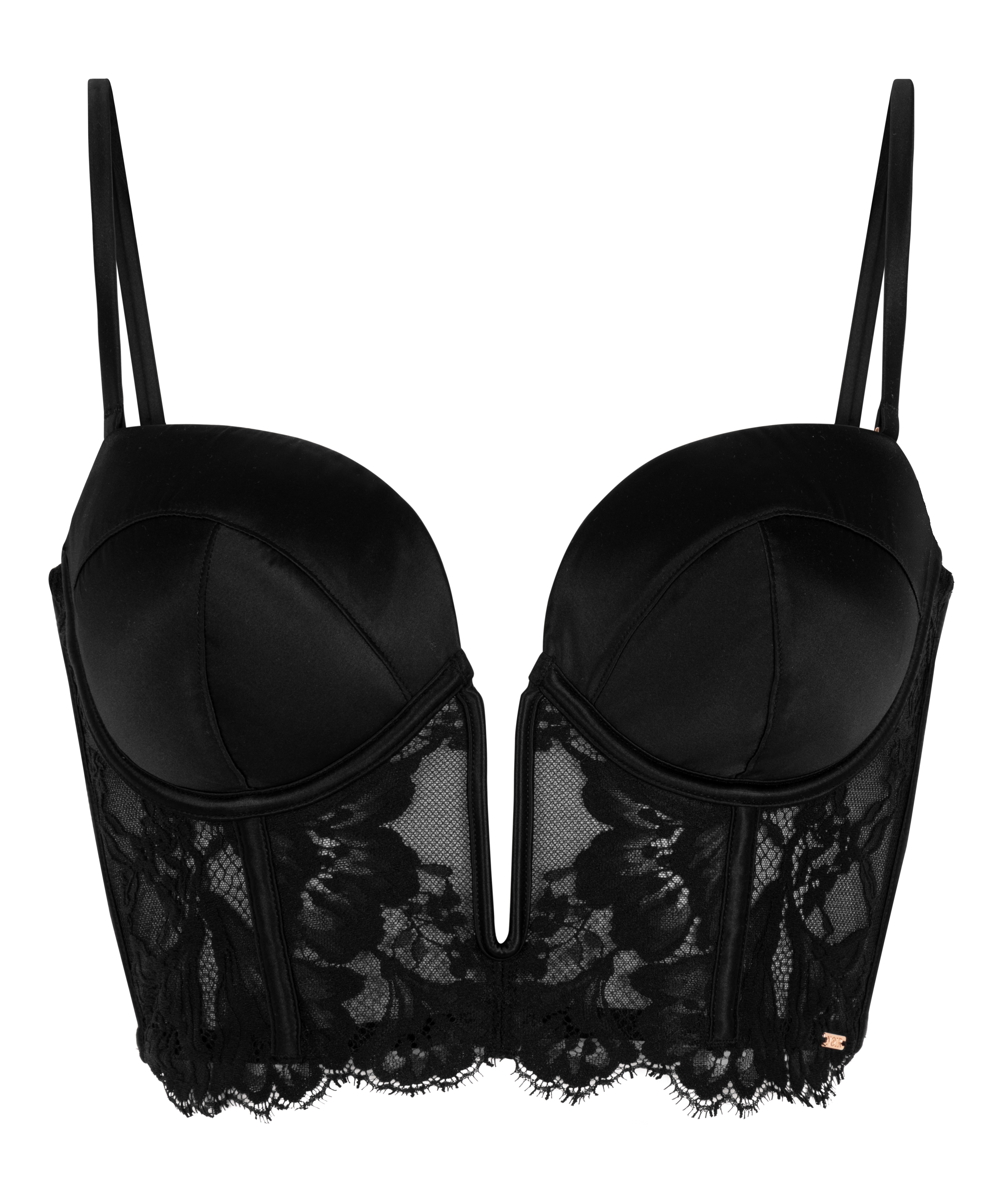 Mini bustier Grace, Noir, main