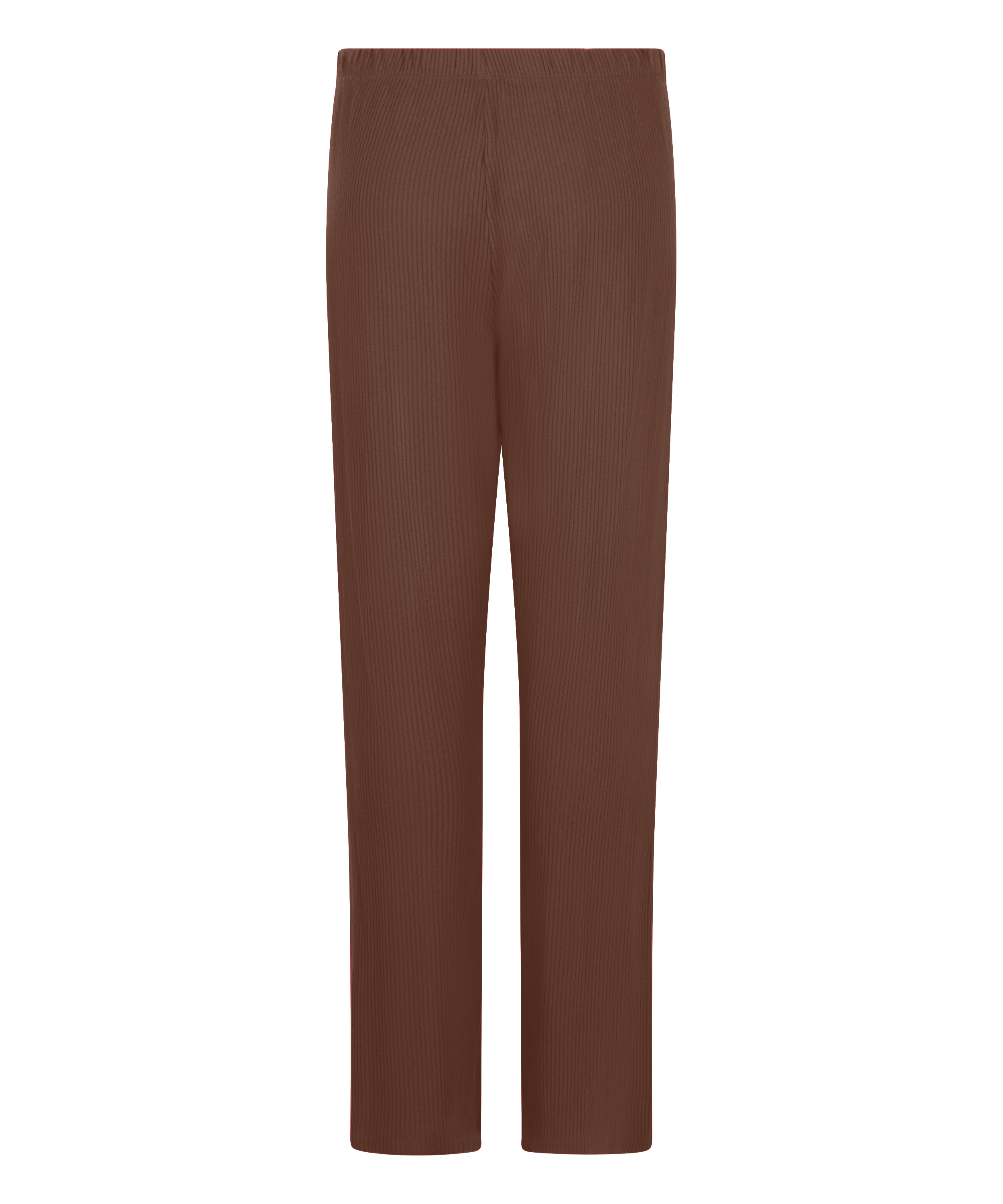 Pantalon Brushed Jersey, Marron, main
