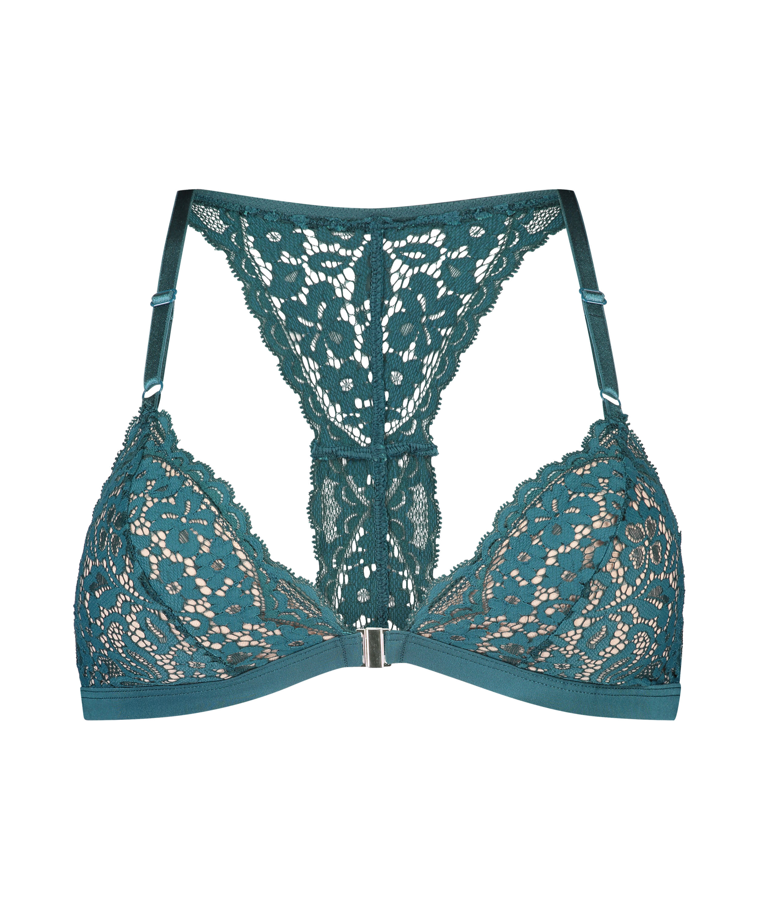 Brassi&egrave;re triangulaire moul&eacute;e Rose, Bleu