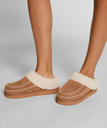 Pantoufles Iggy, Marron