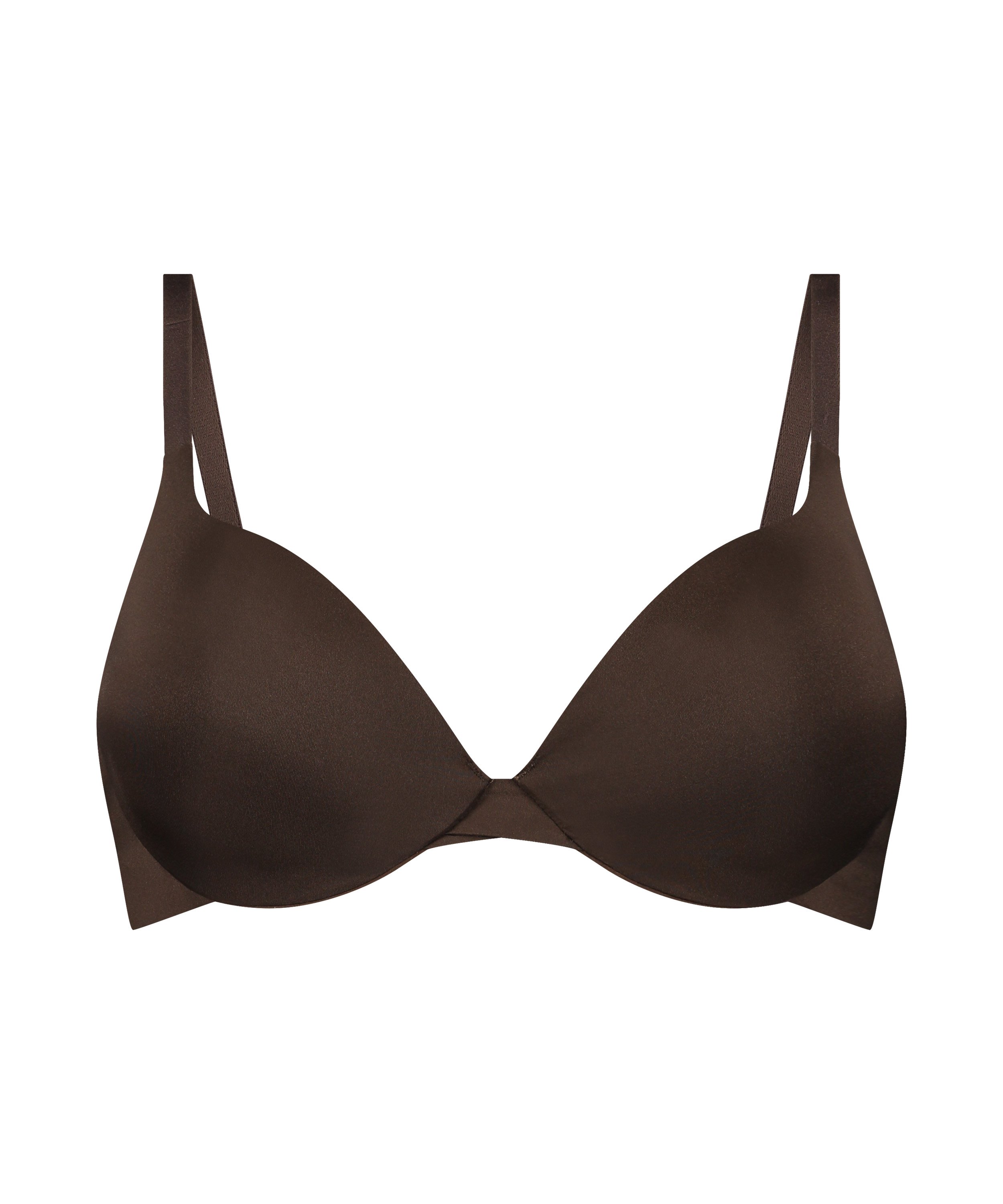 Soutien-gorge à armatures préformé push-up Smooth, Marron, main