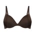Soutien-gorge à armatures préformé push-up Smooth, Marron