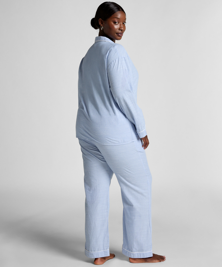 Pantalon en coton, Bleu