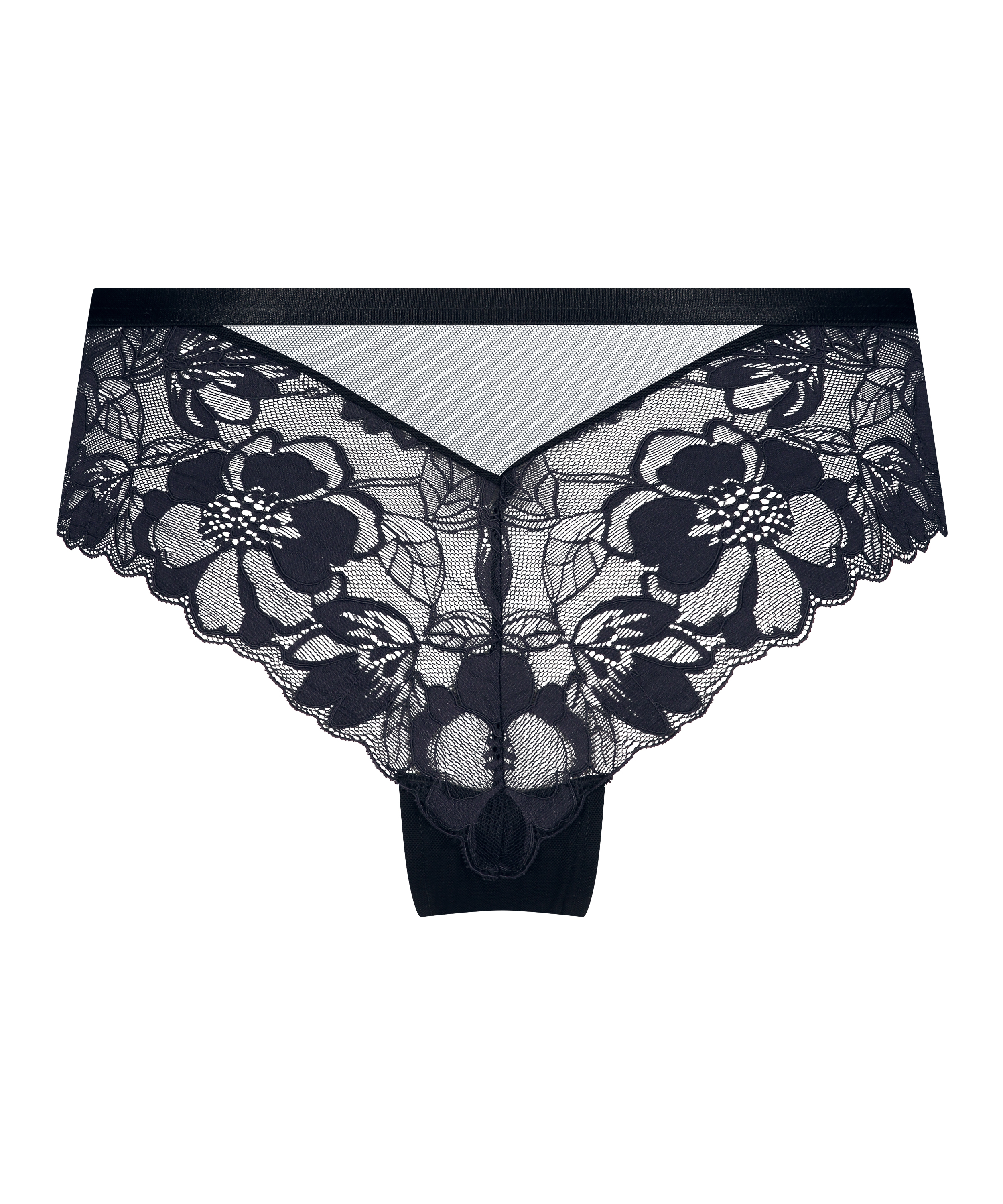 Slip brésilien Sophia, Noir, main