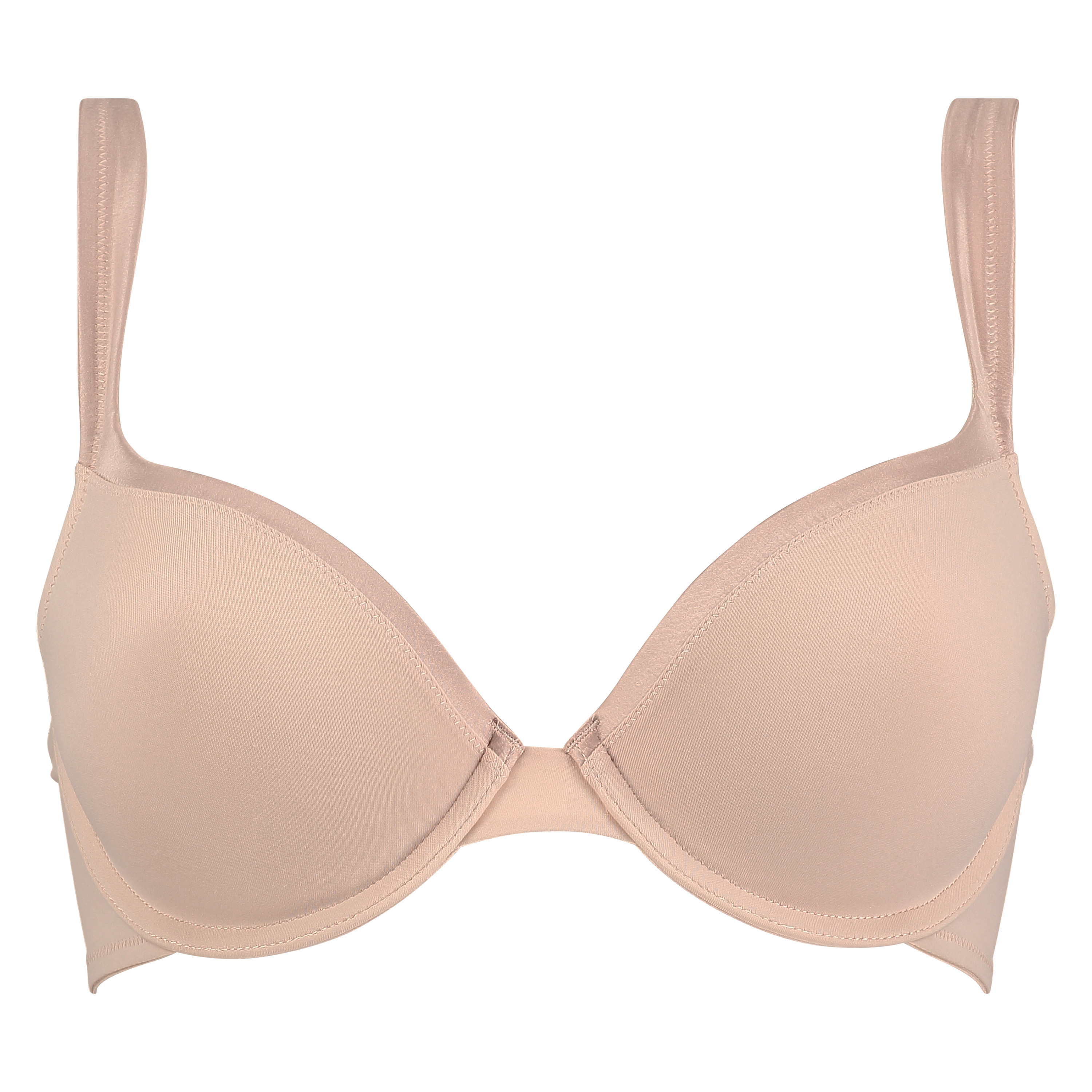 Soutien-gorge à armatures préformé Satin fleece, Beige, main