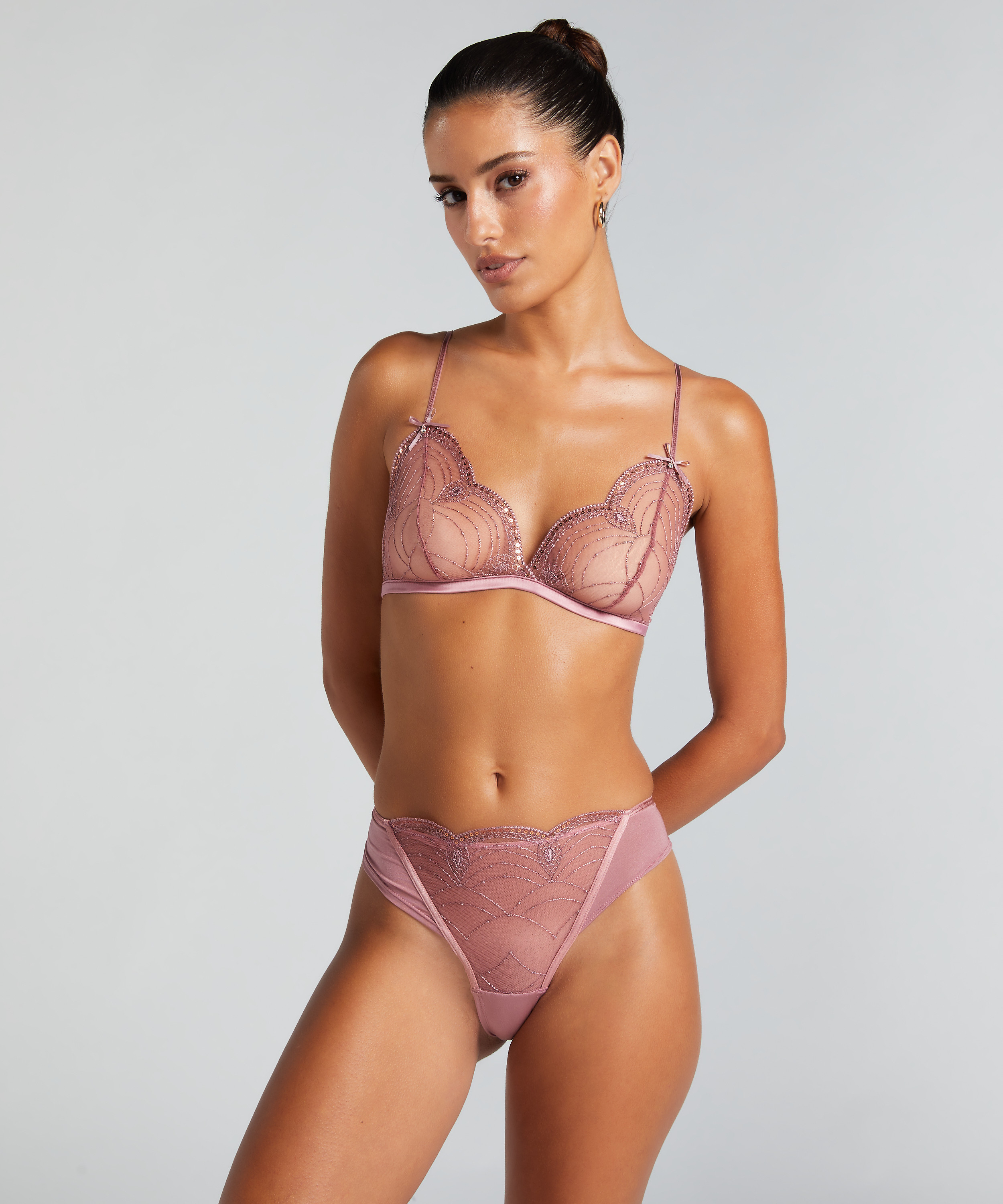 Brassière Ruby, Rose, main