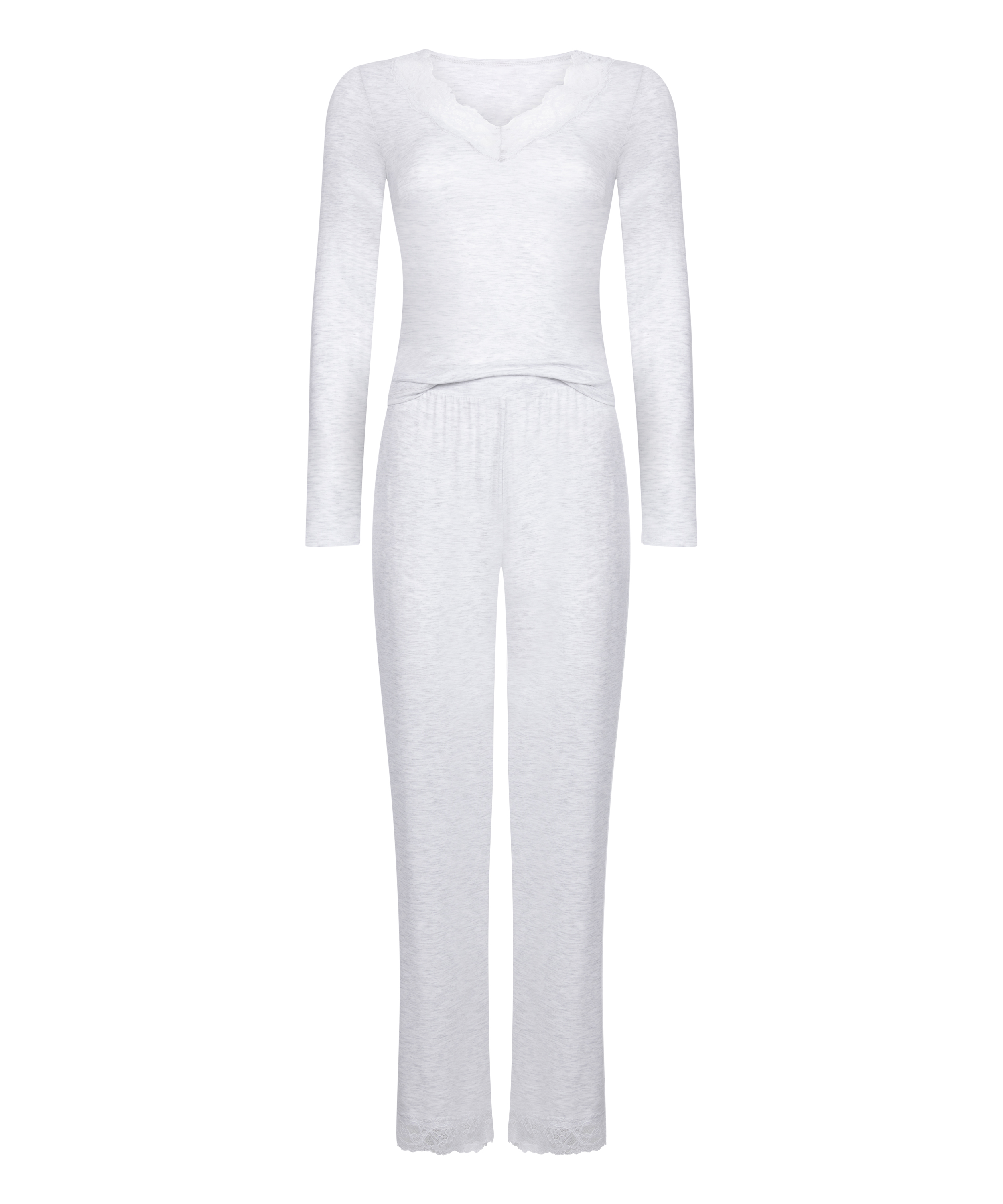 Ensemble de pyjama, Gris, main