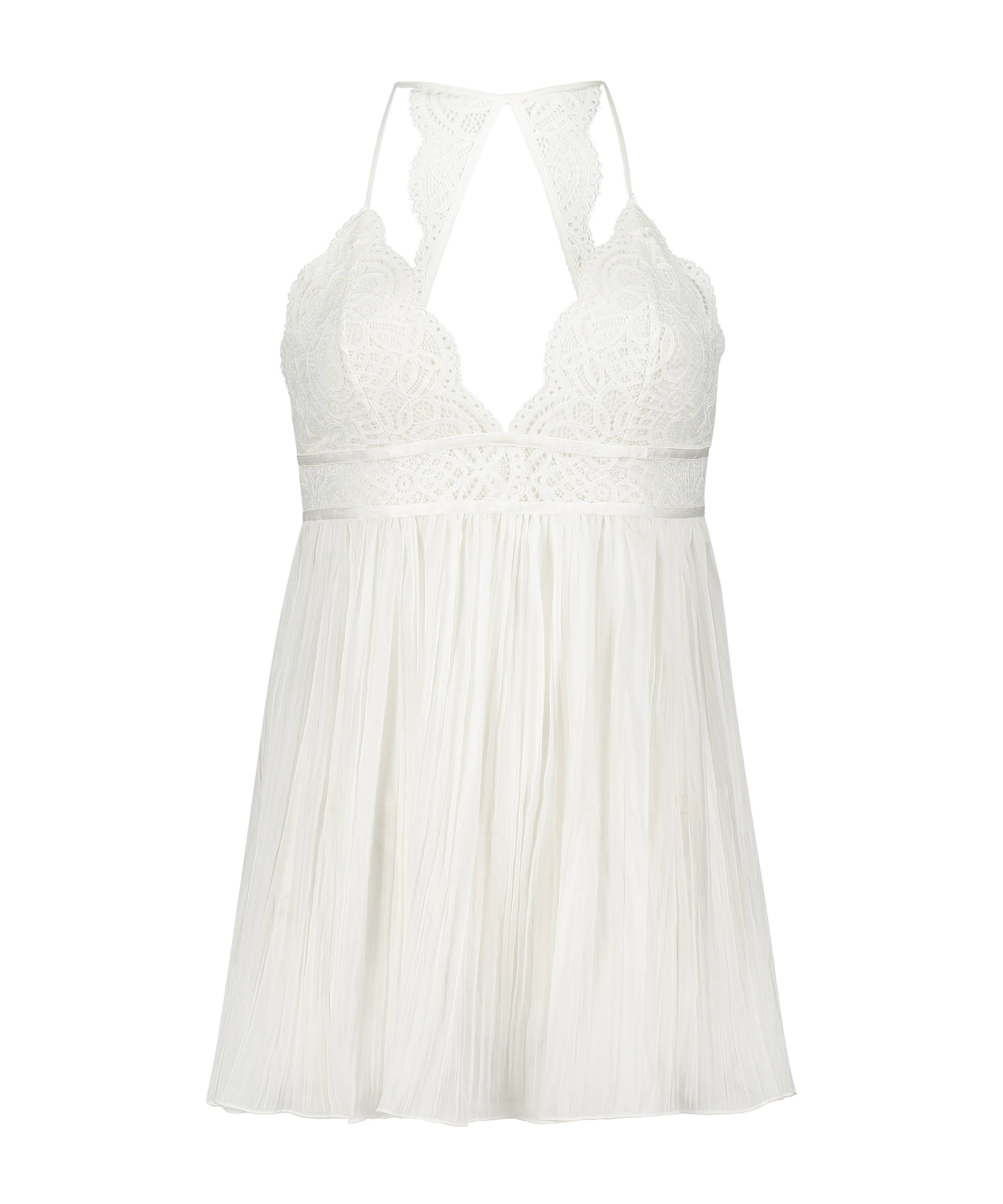 Baby-doll Chiffon, Blanc, main
