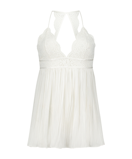 Baby-doll Chiffon, Blanc