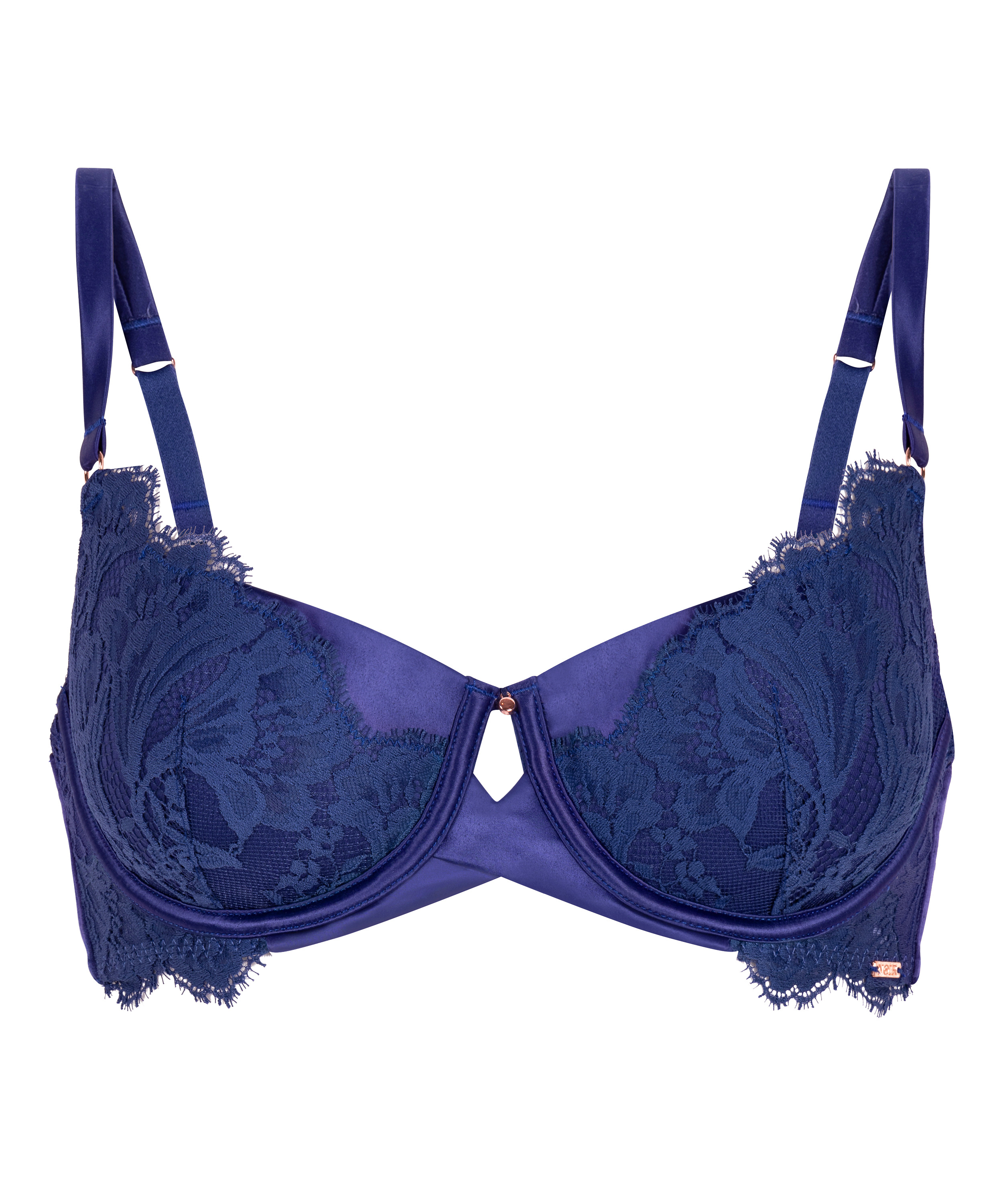Soutien-gorge &agrave; armatures rembourr&eacute; Grace, Bleu, main