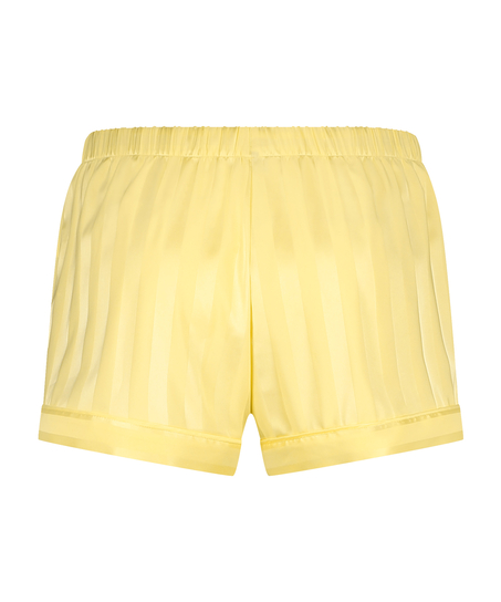 Short de pyjama Satin, Jaune