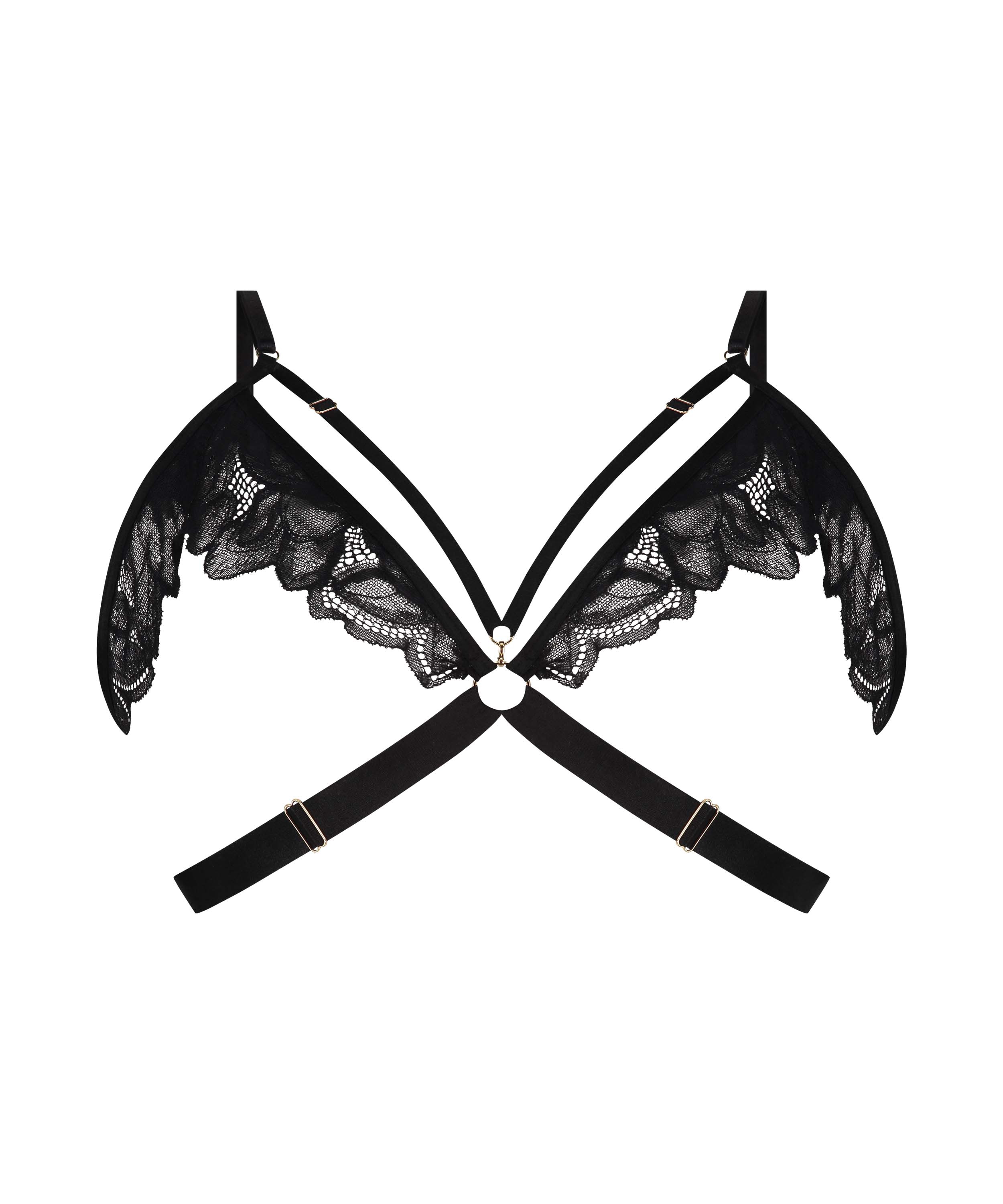 Brassière Billie, Noir, main