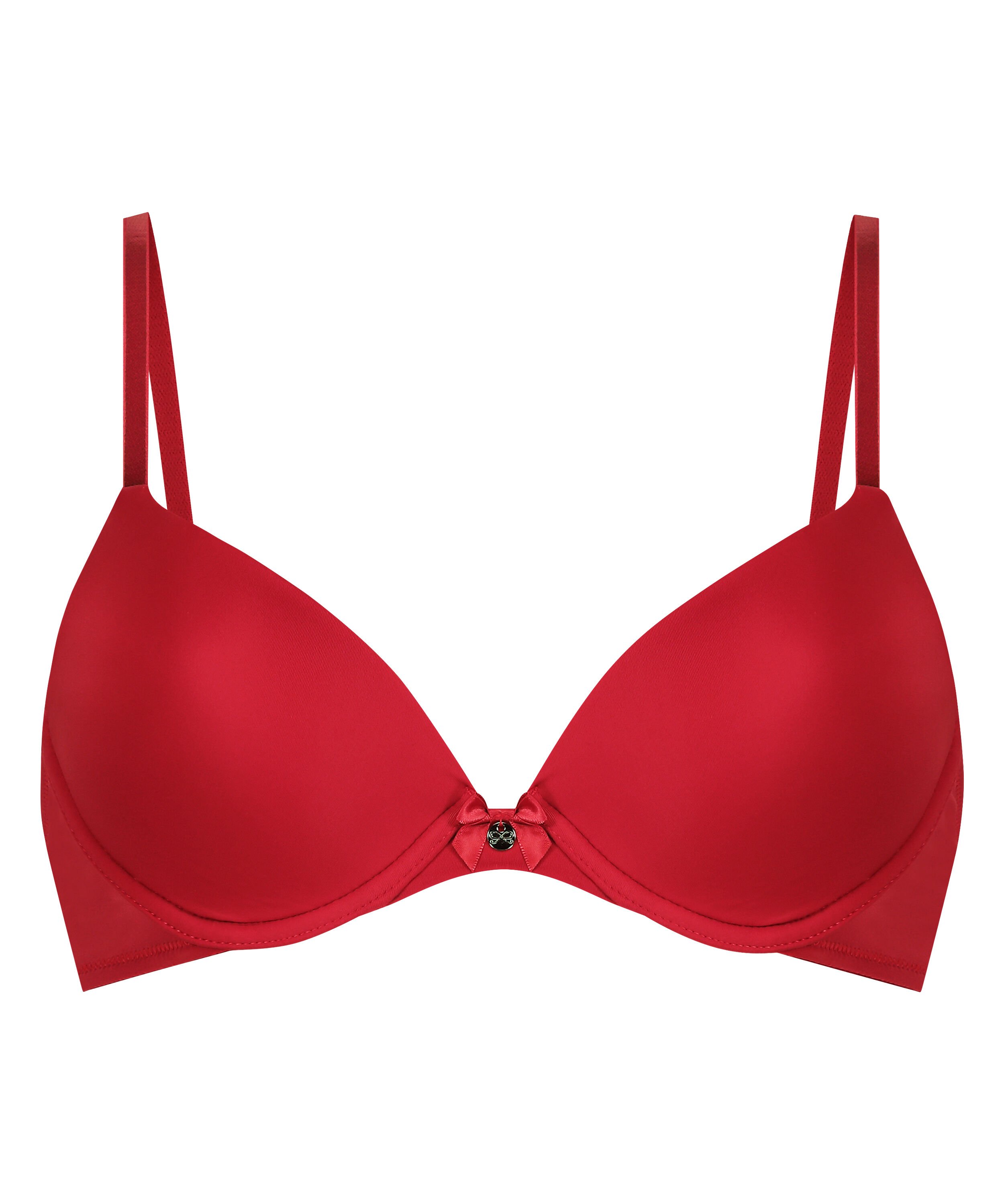 Soutien-gorge &agrave; armatures pr&eacute;form&eacute; Plunge, Rouge