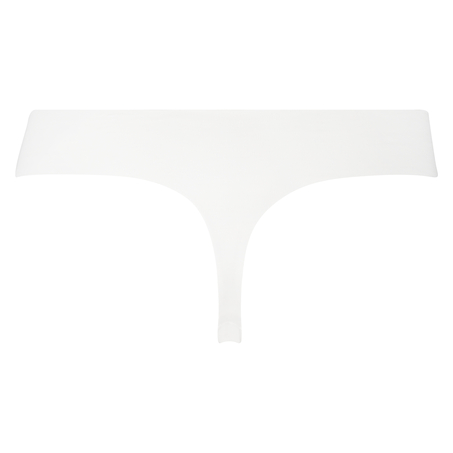String invisible en coton, Blanc