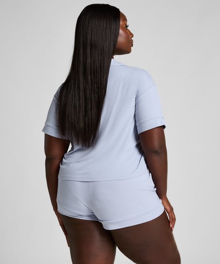 Veste à manches courtes en jersey Essential, Bleu