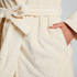 Peignoir Fleece, Blanc