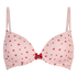 Soutien-gorge &agrave; armatures pr&eacute;form&eacute; Plunge, Rose