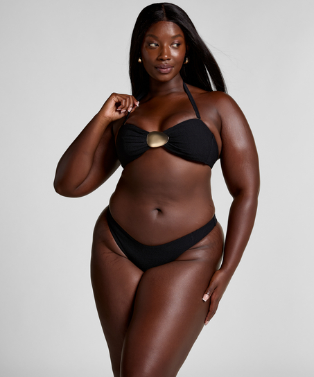 Haut de bikini bandeau Cabo, Noir