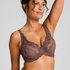 Soutien-gorge à armatures non-préformé Diva, Marron