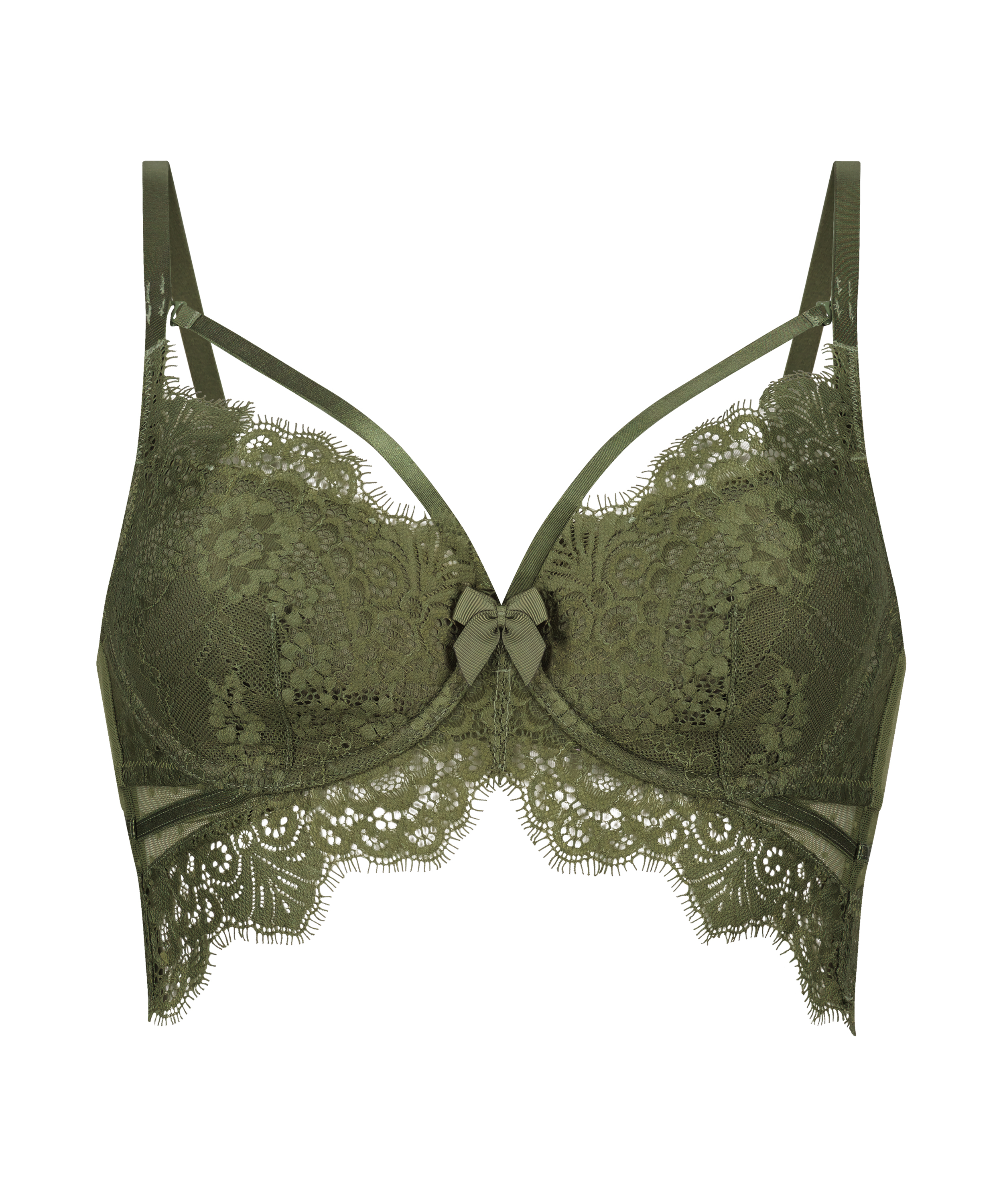 Soutien-gorge à armatures préformé longline Marilee, Vert, main