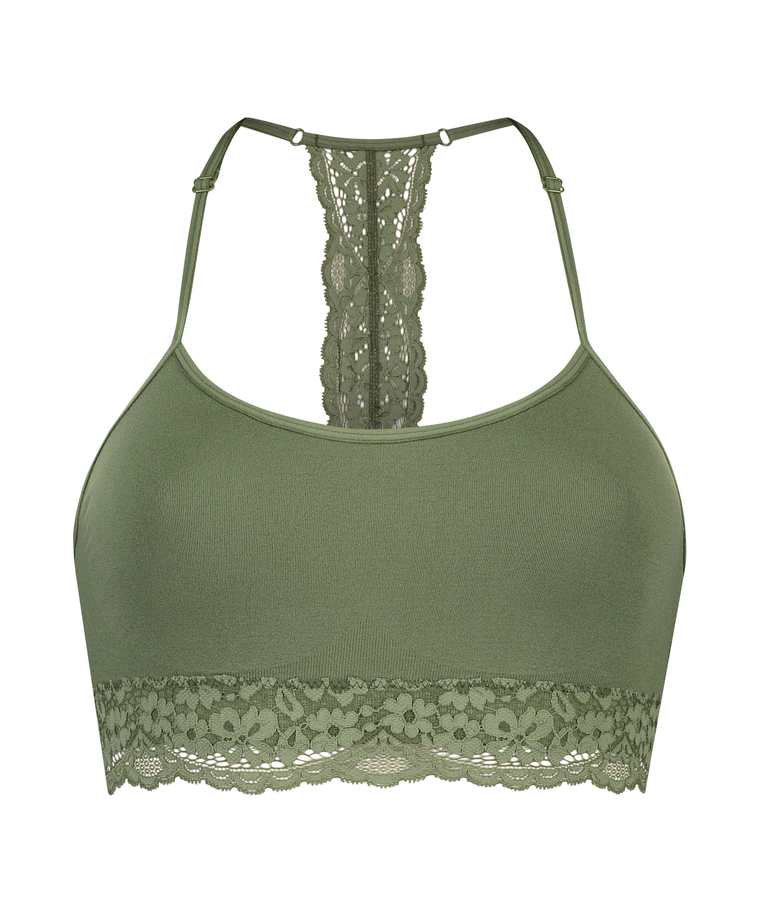 Brassi&egrave;re sans couture Rose, Vert
