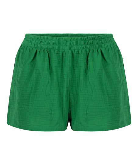 Short en mousseline, Vert