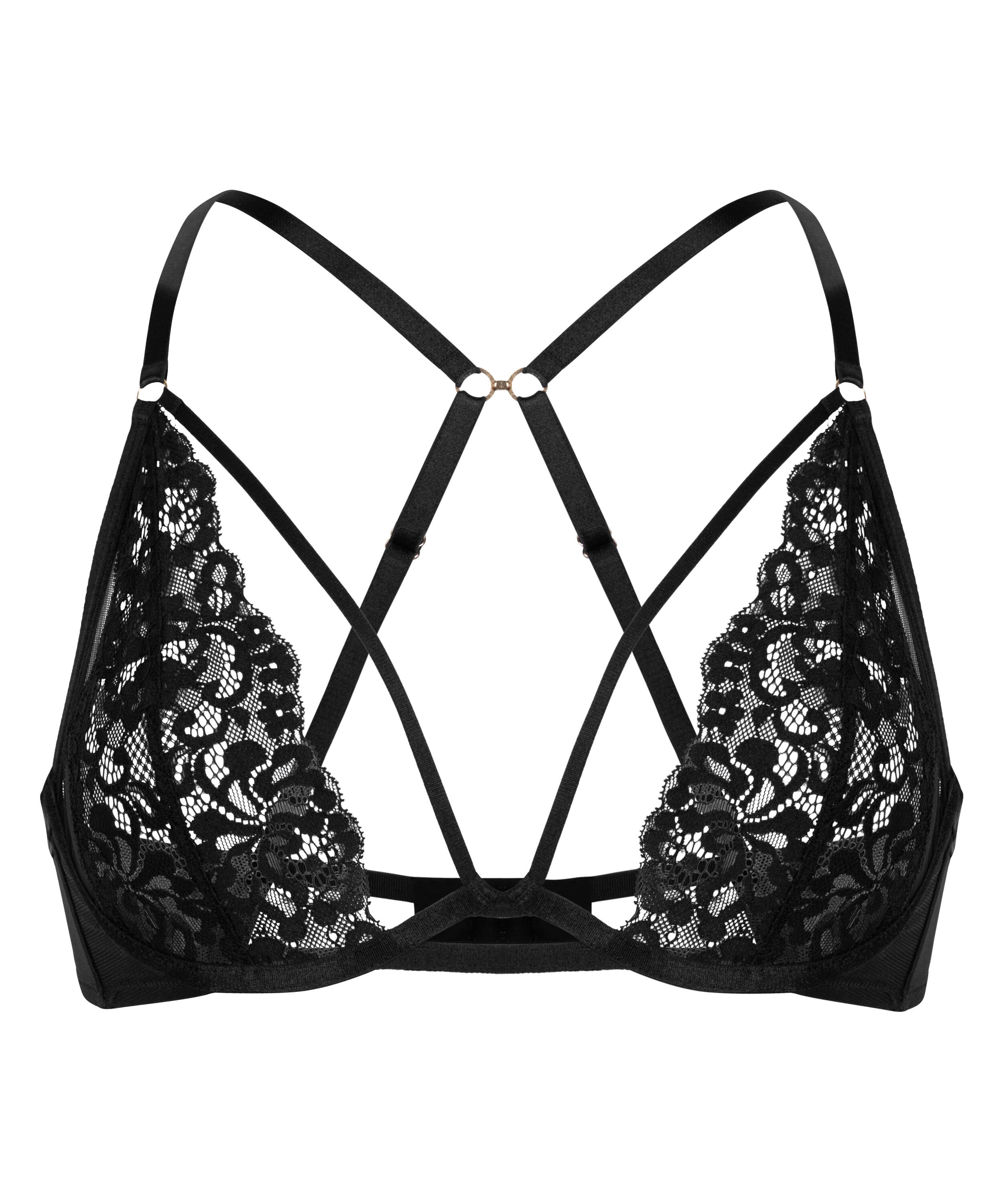 Soutien-gorge &agrave; armatures non-pr&eacute;form&eacute; Cinnamon, Noir