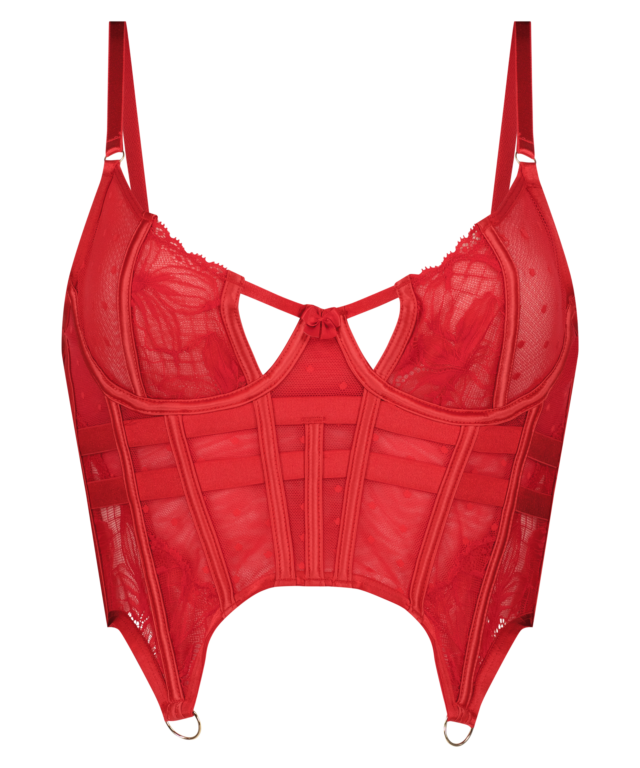Bustier Lulu, Rouge, main