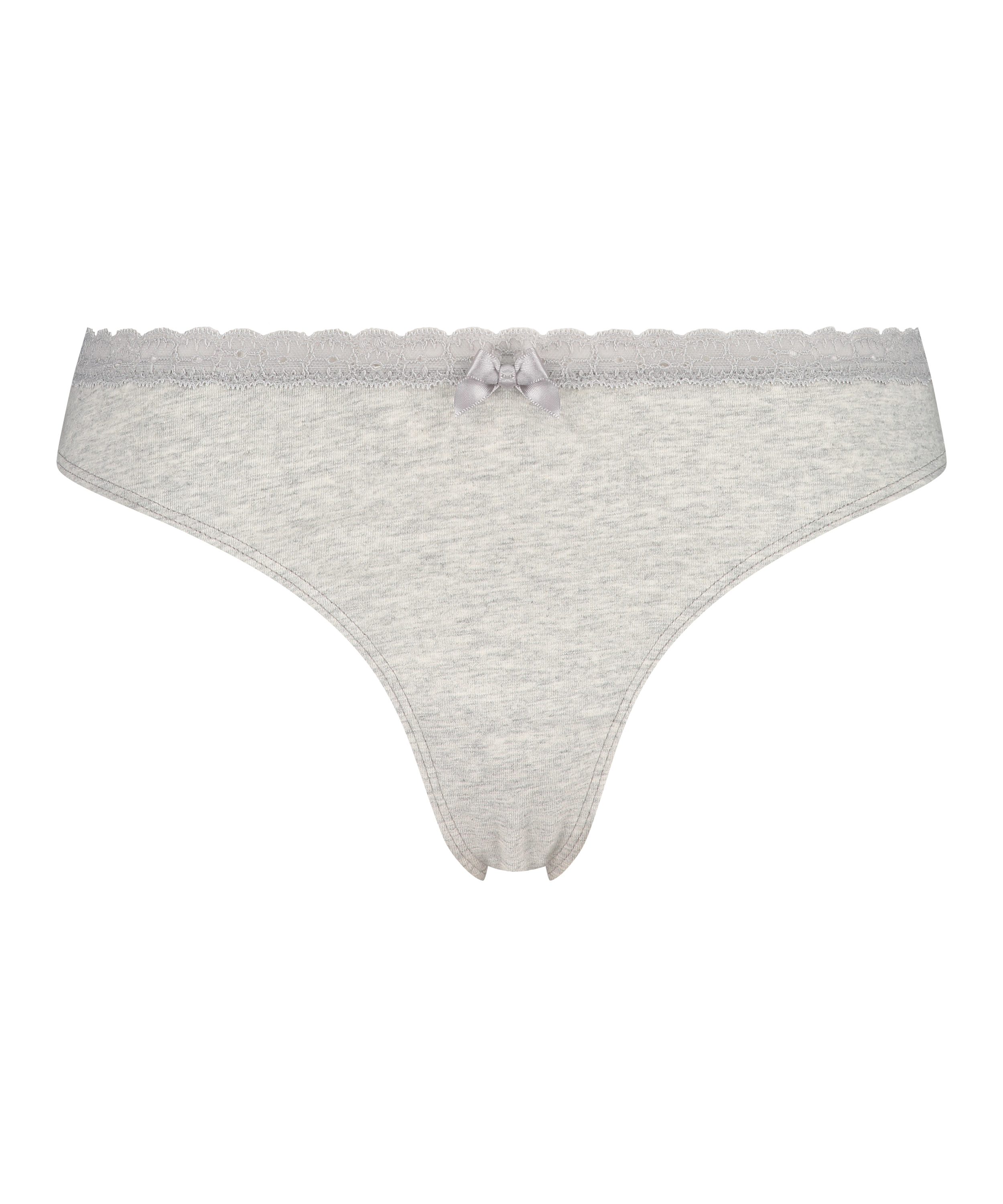 String coton, Gris, main
