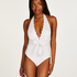 Maillot de bain Shaping Scallop, Blanc