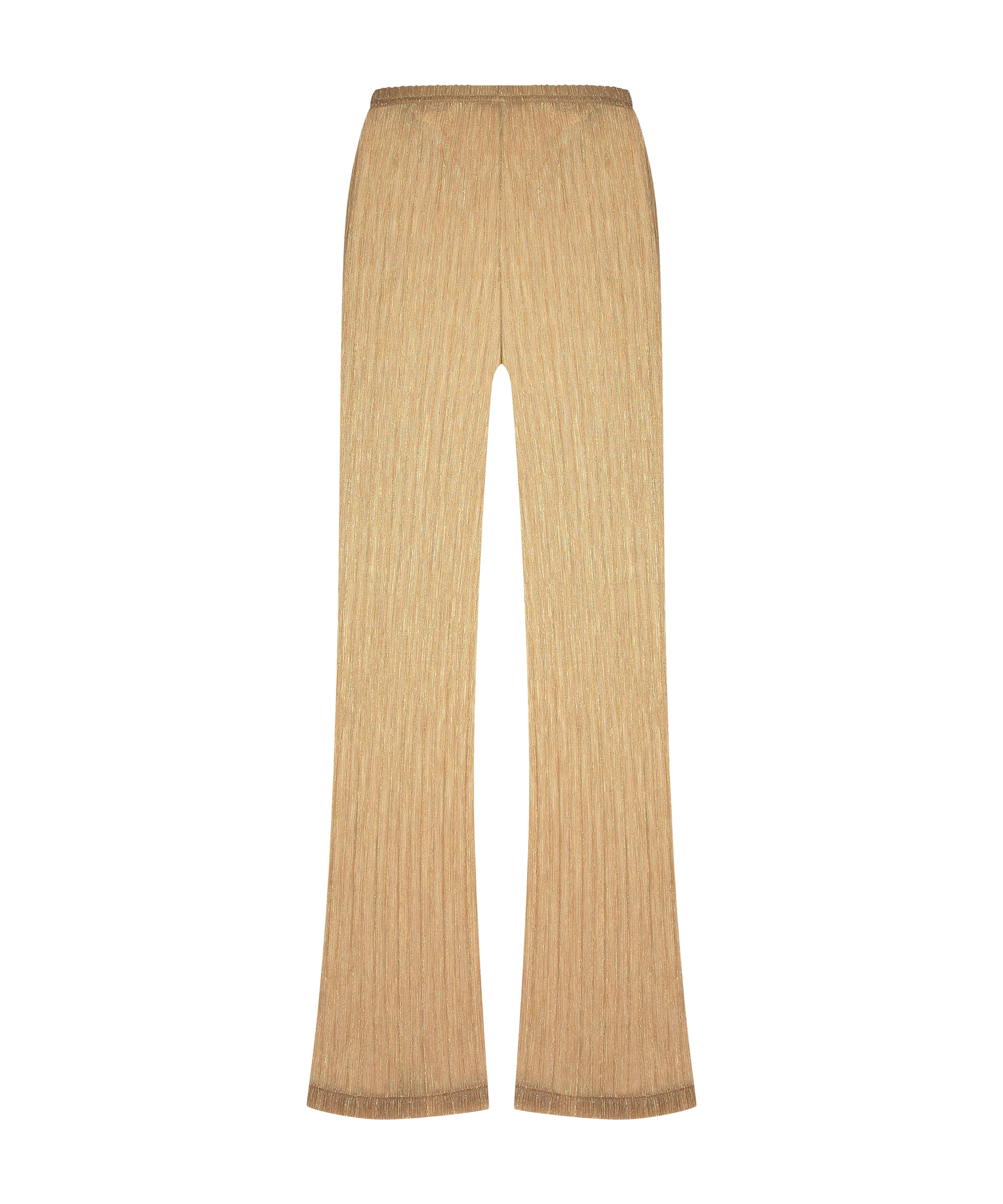 Pantalon de plage brillant Goldie, Jaune, main