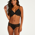 Soutien-gorge sans armatures pr&eacute;form&eacute; Tia, Noir
