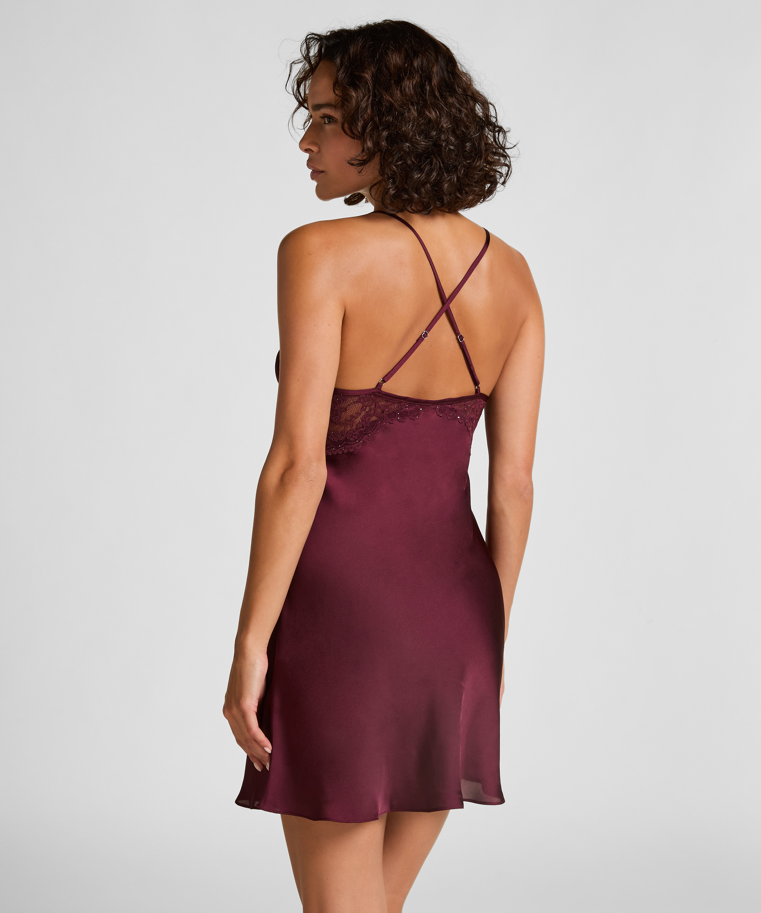 Robe fourreau Isadora, Rouge, main