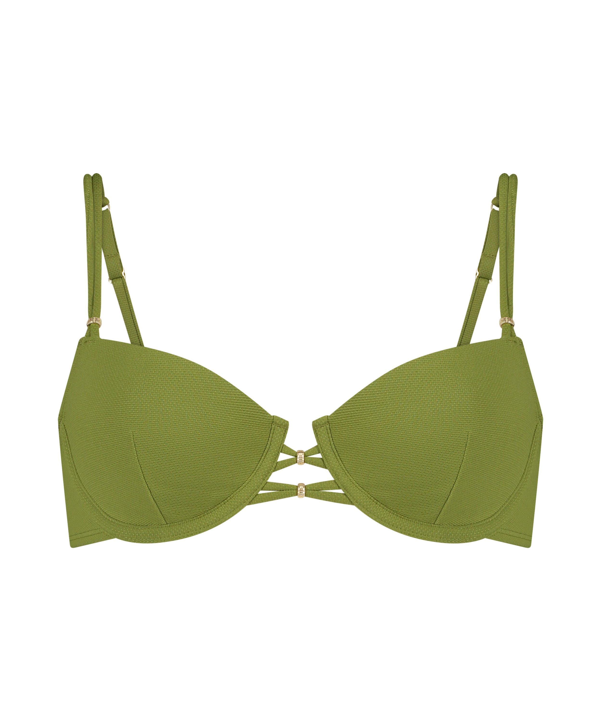 Haut de bikini Holbox, Vert, main