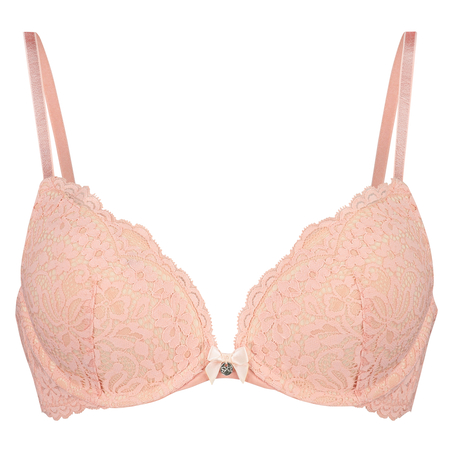 Soutien-gorge push-up à armatures rembourré Rose, Rose