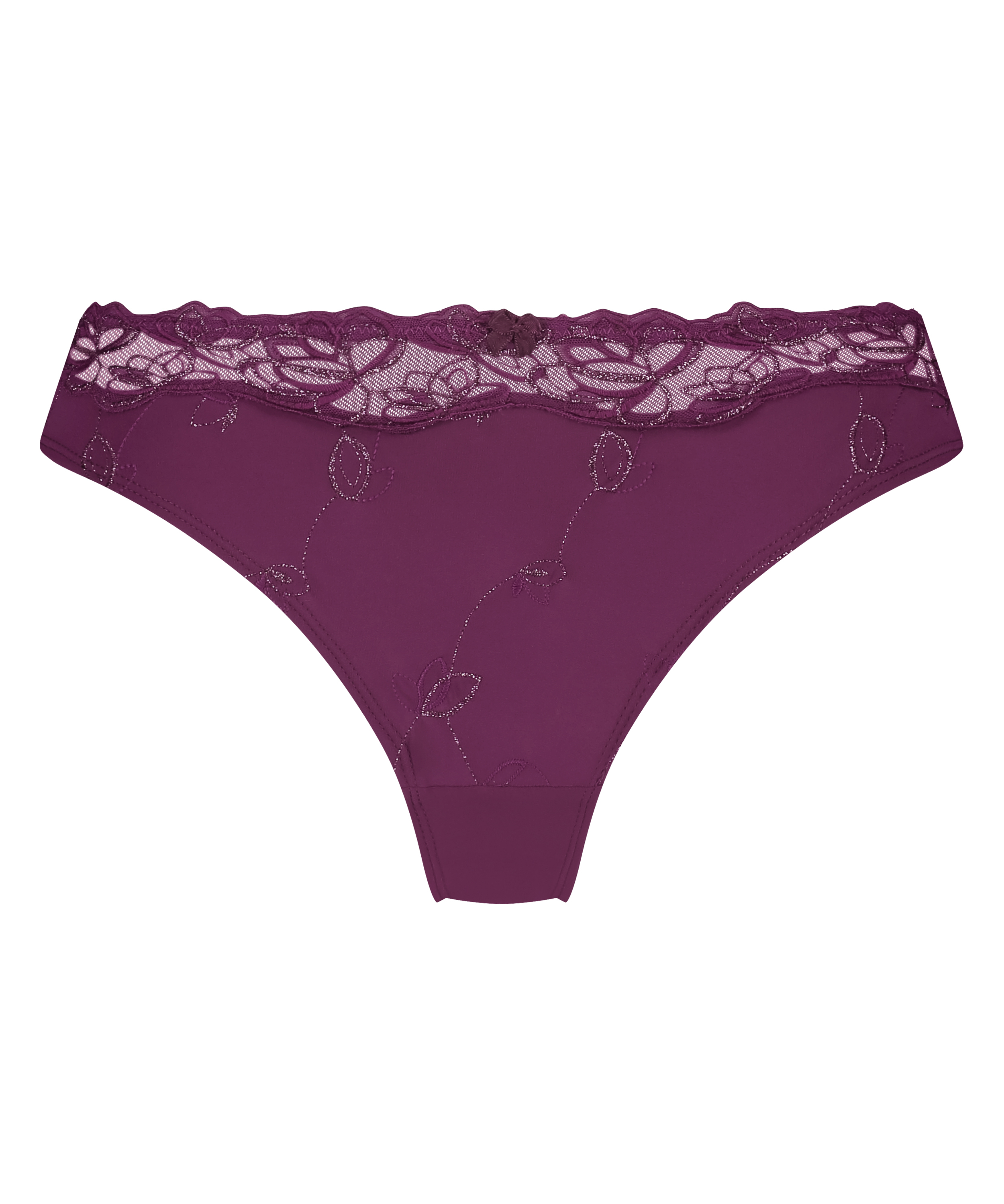 Slip brésilien Diva, Violet, main