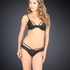 Fantasia strappy thong, Noir