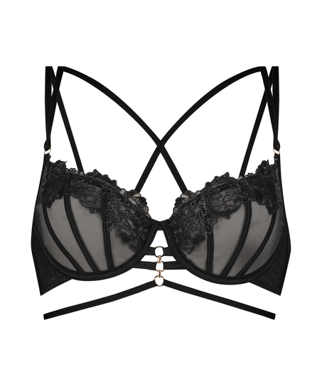 Soutien-gorge à armatures non-préformé Eros, Noir