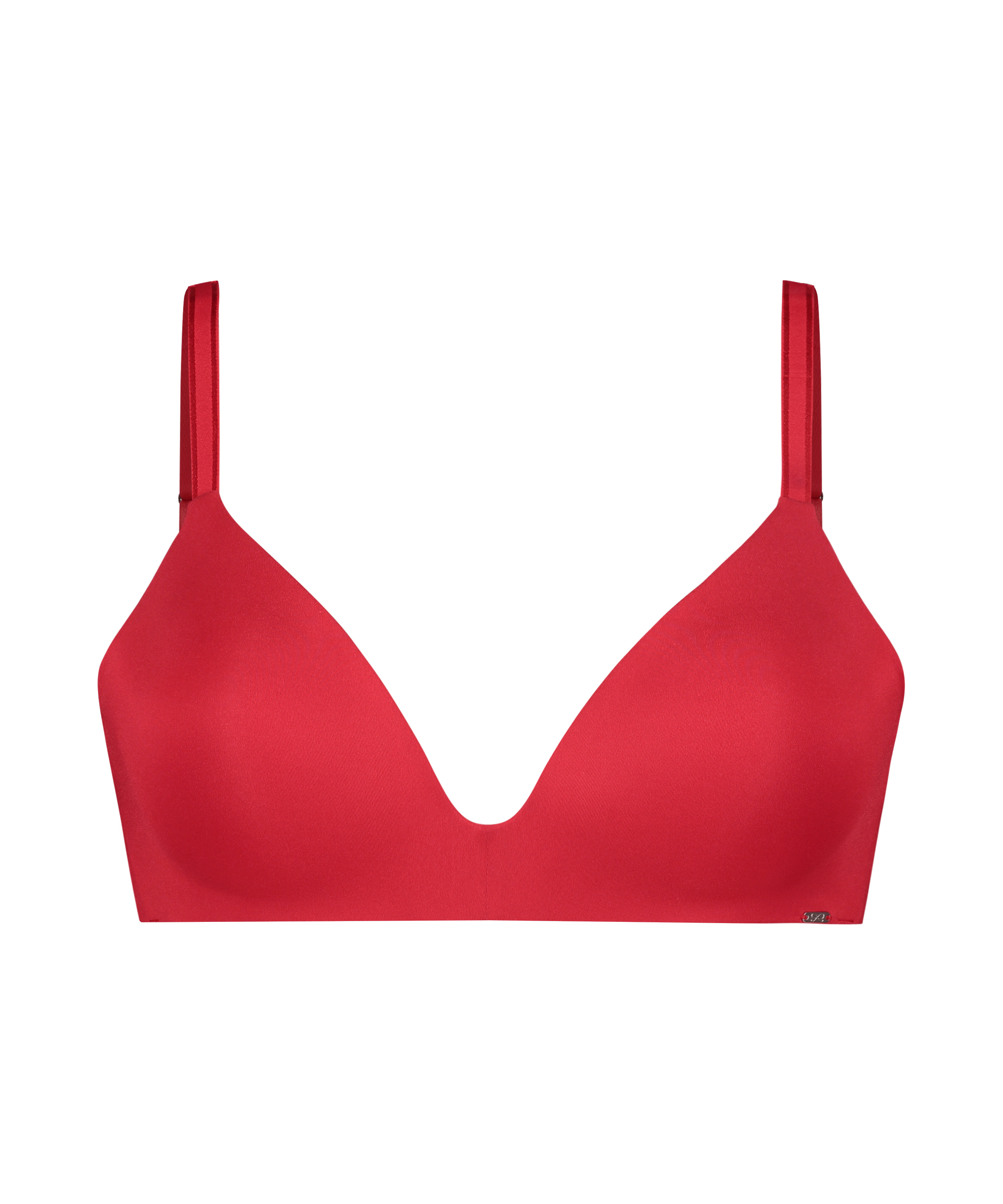 Soutien-gorge push-up préformé sans armatures Mona, Rouge, main