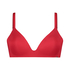 Soutien-gorge push-up préformé sans armatures Mona, Rouge