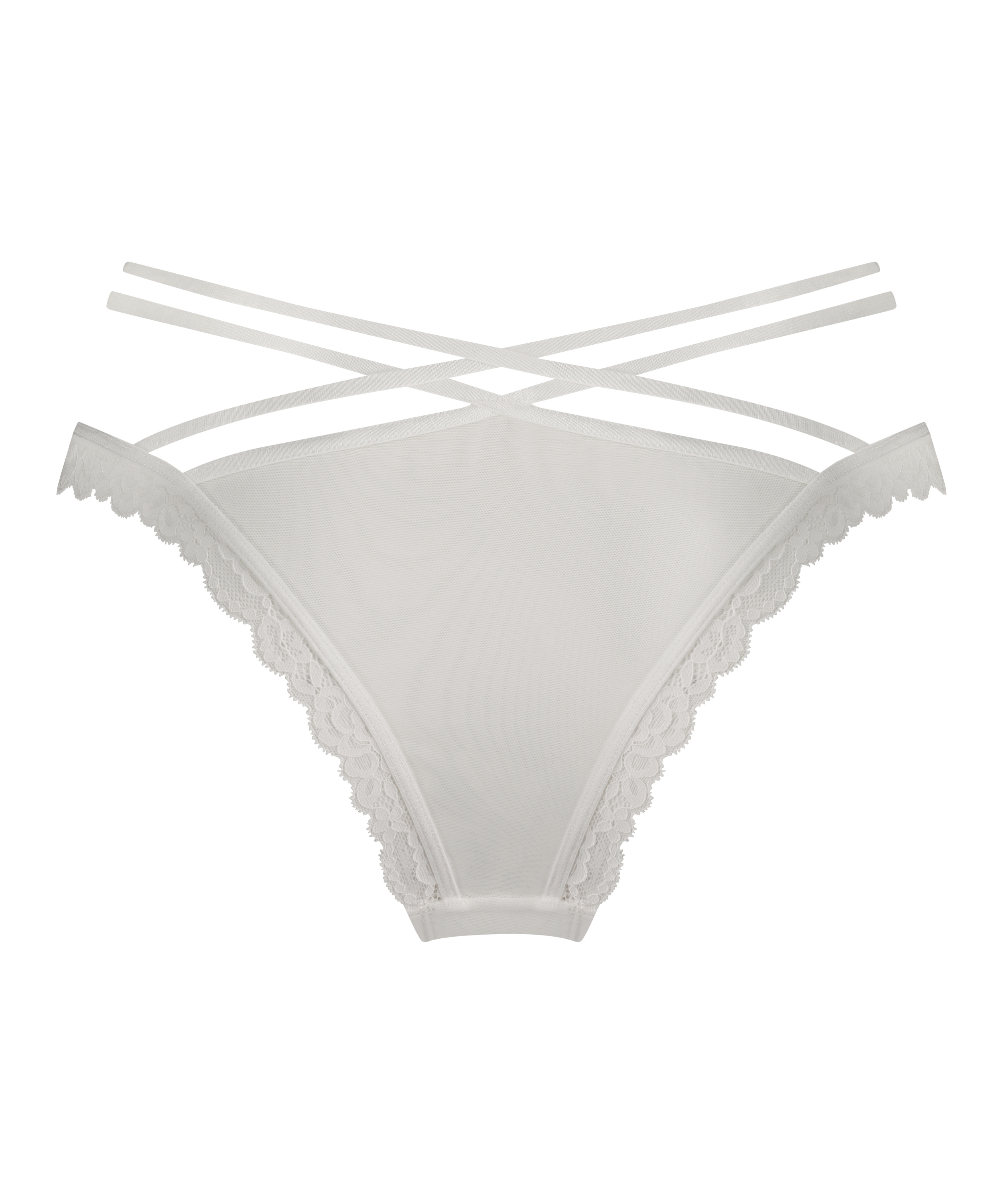 Slip brésilien Jojo, Blanc, main