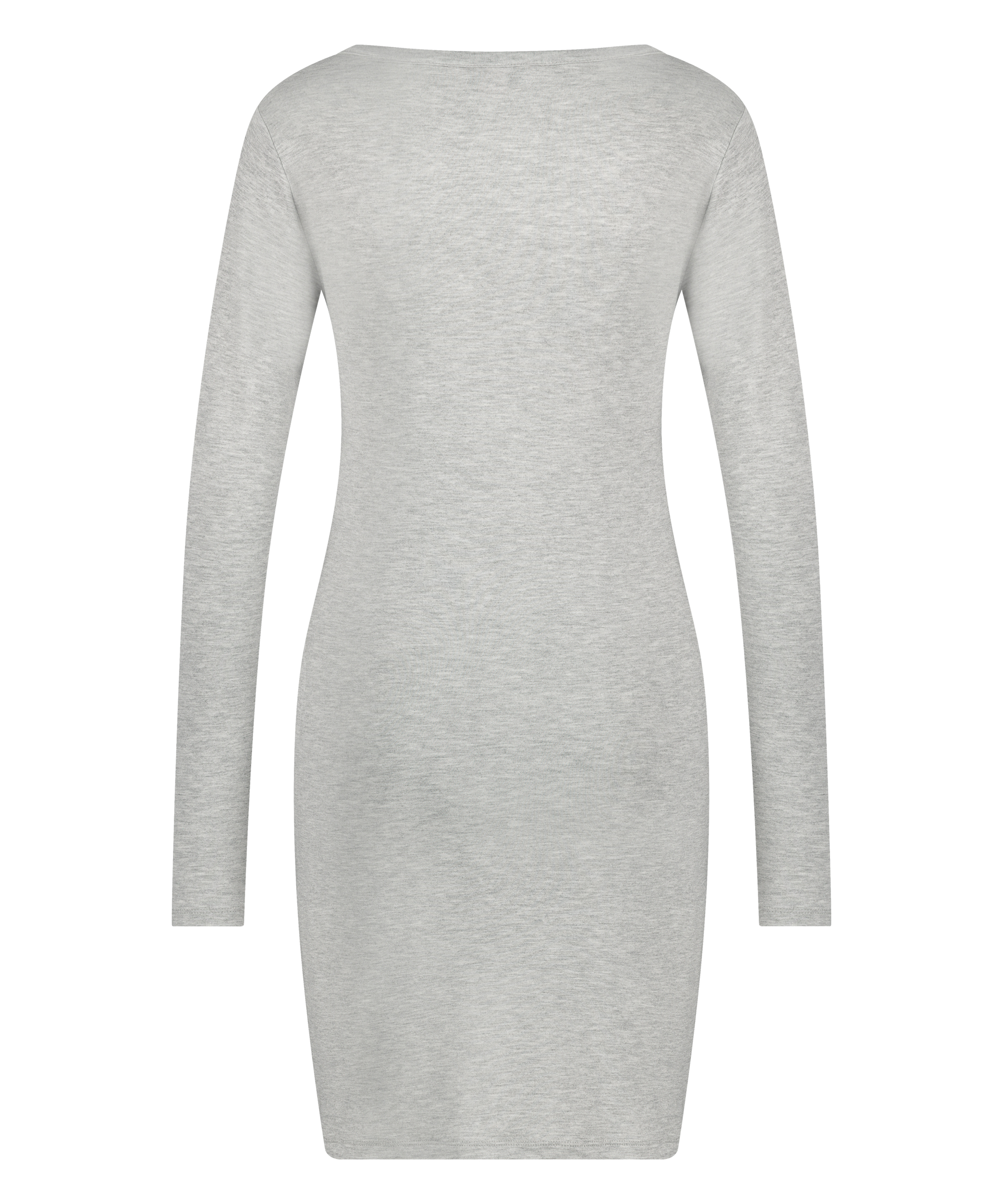 Chemise de nuit Henley, Gris, main