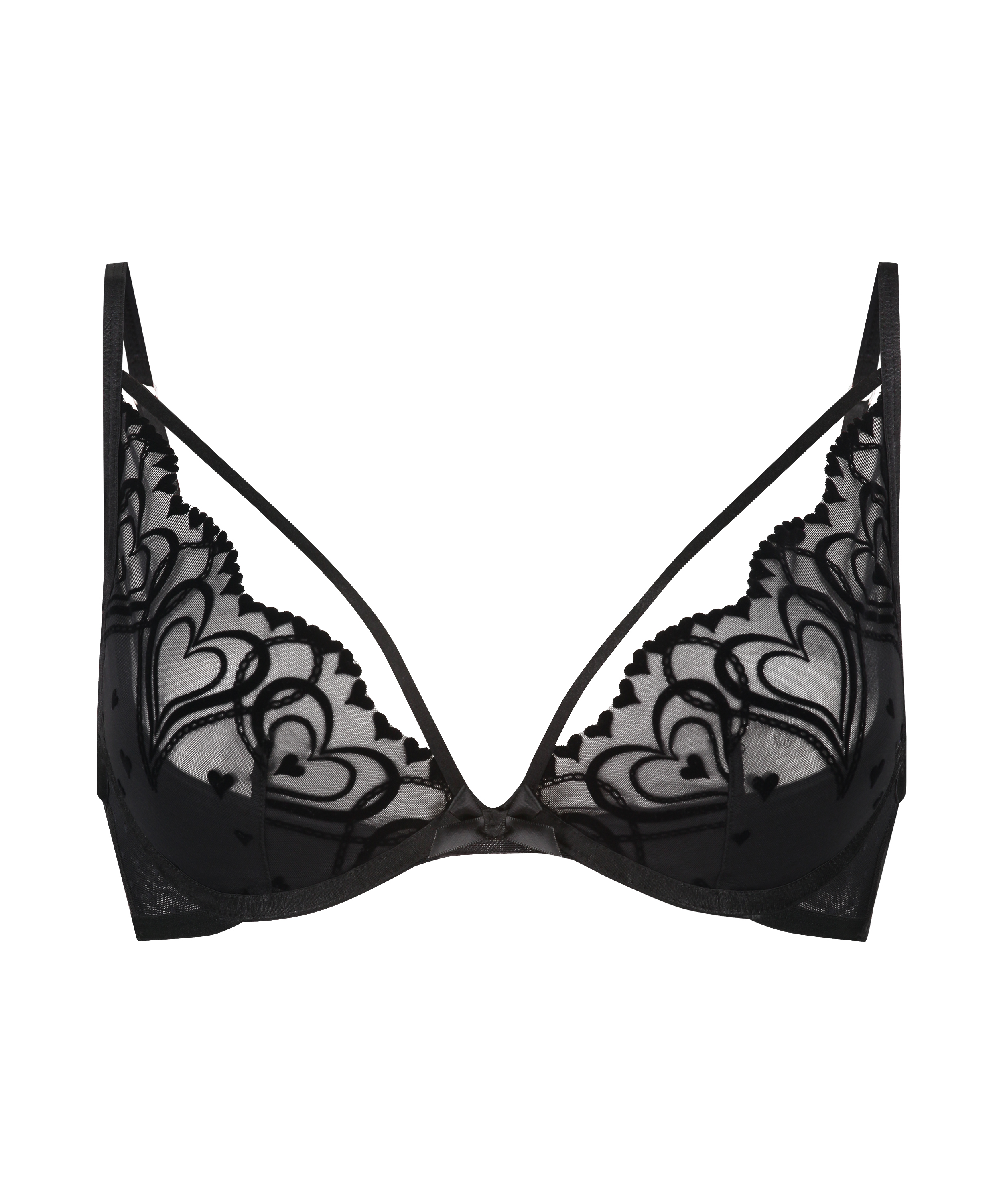 Soutien-gorge à armatures non-préformé Pippa, Noir, main