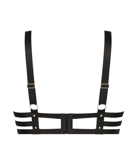 Soutien-gorge à armatures préformé push-up Shadow, Noir