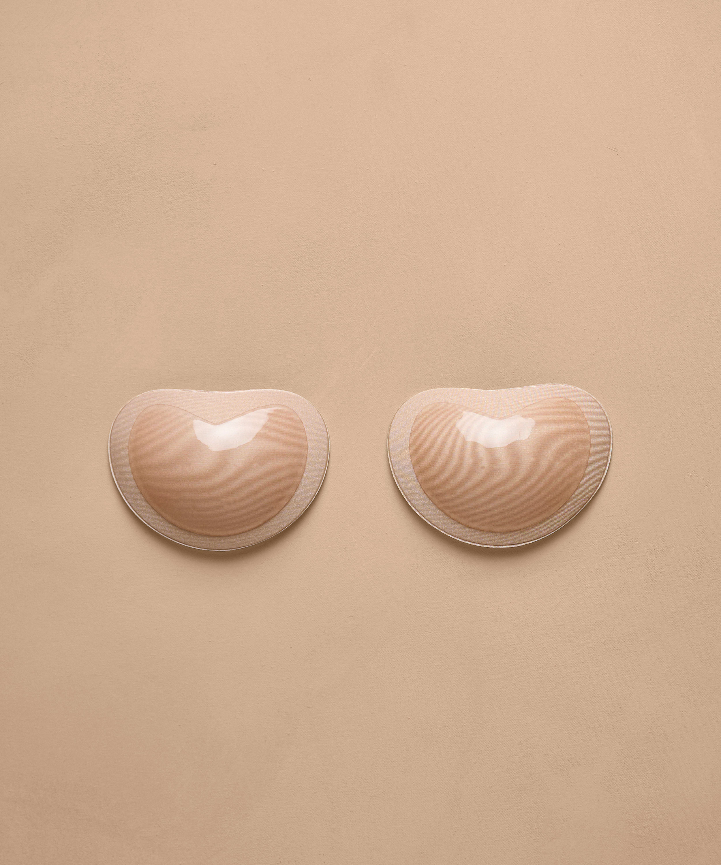 Coussinets push-up autocollants, Beige, main