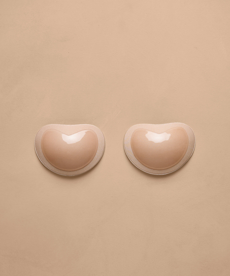 Coussinets push-up autocollants, Beige